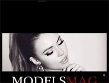 Tablet Screenshot of models-mag.com